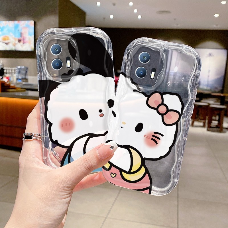 适用于vivoy31s手机壳y32t创意y33s气囊y35网红kt猫y50t镜头防摔y15s