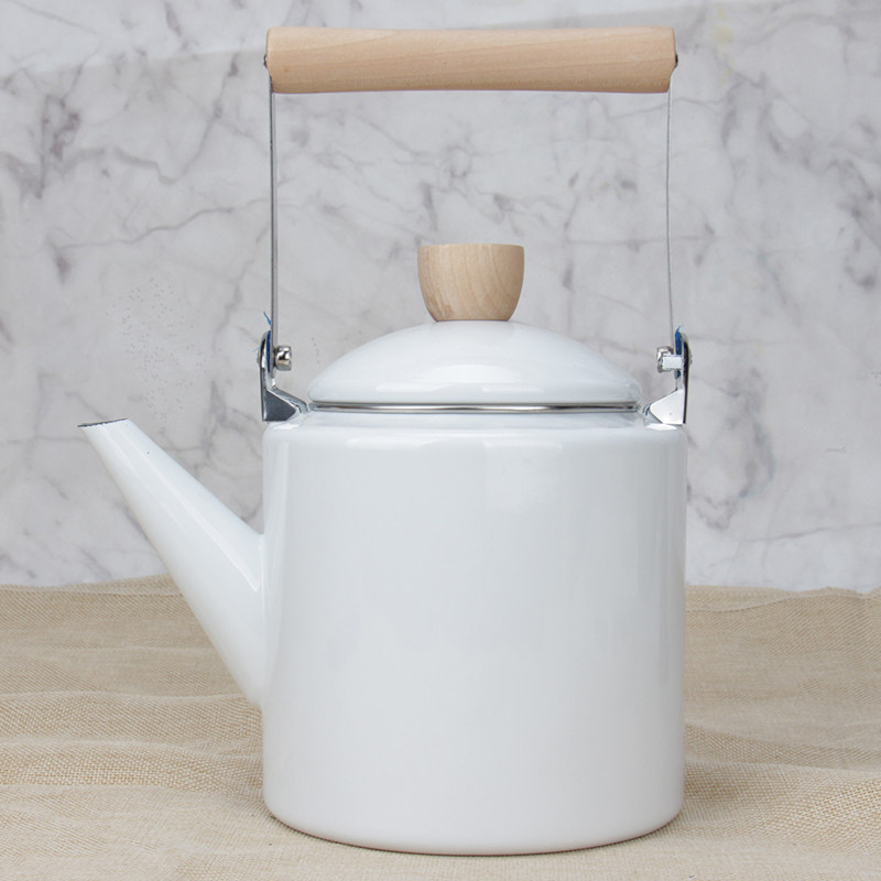 珐琅搪瓷开水茶壶怀旧复古电磁炉烧水壶煤气燃气灶烧水壶