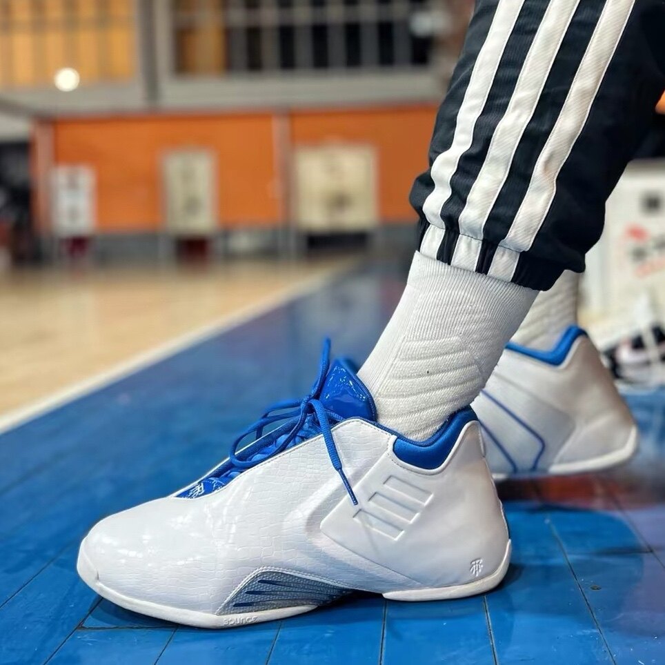 adidas阿迪达斯tmac白蓝麦迪3代复刻实战耐磨篮球篮球鞋
