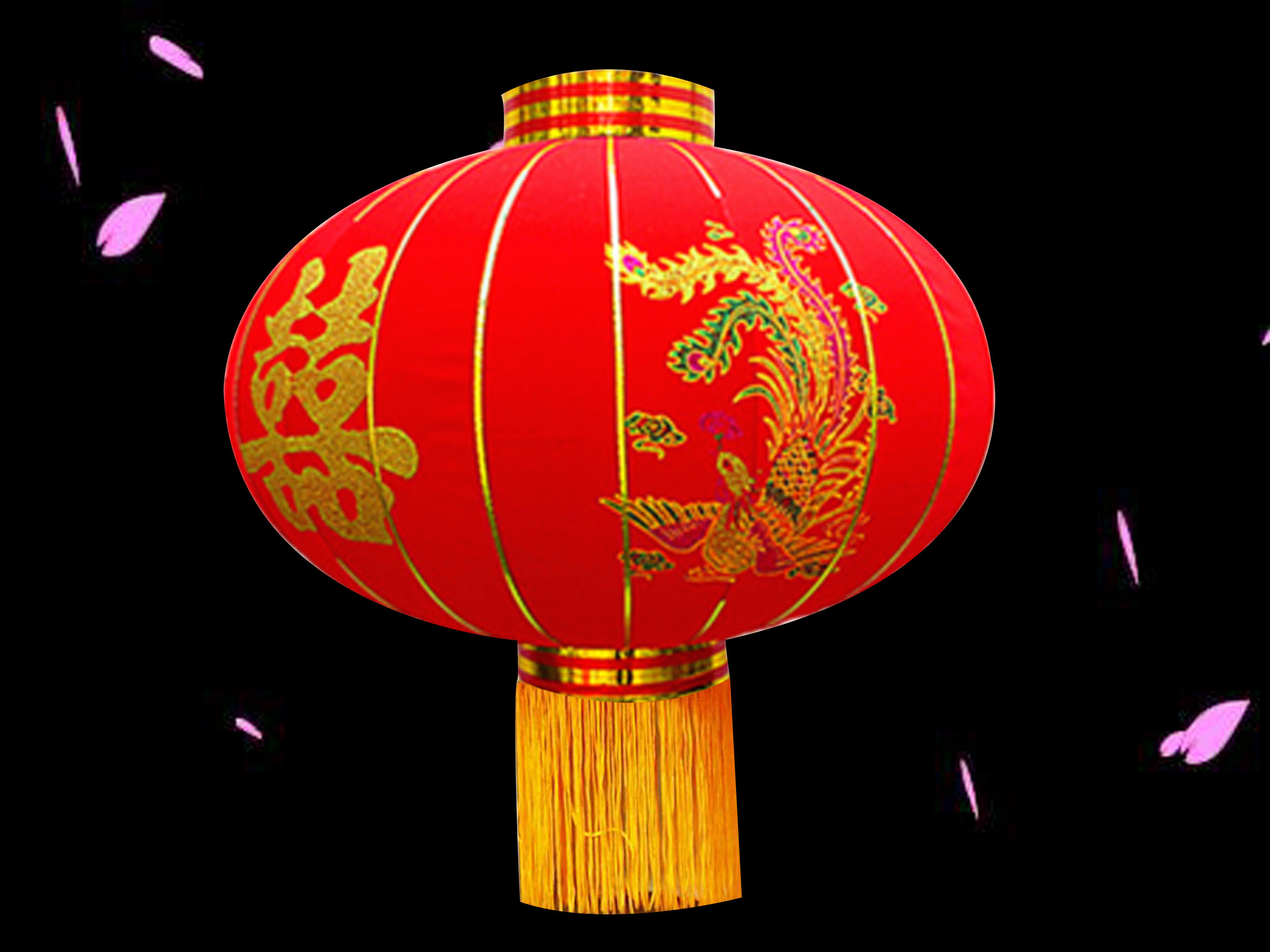 植绒绒布红灯笼龙凤喜字灯笼结婚道具布置婚庆灯笼