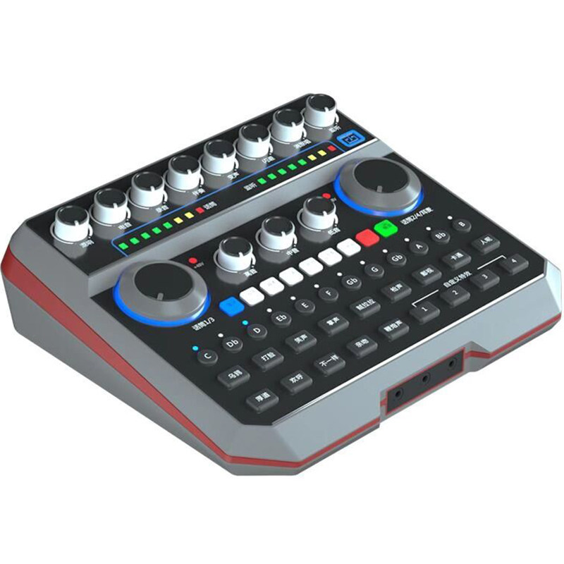 声佰乐b6声卡唱歌手机直播专用套装户外主播喊麦录音麦克风套装