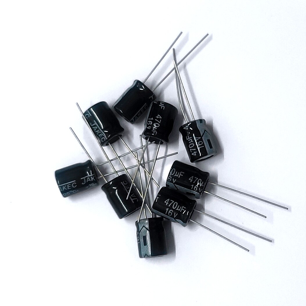 16v直插jakec只可原装电解电容尺寸470uf电容器