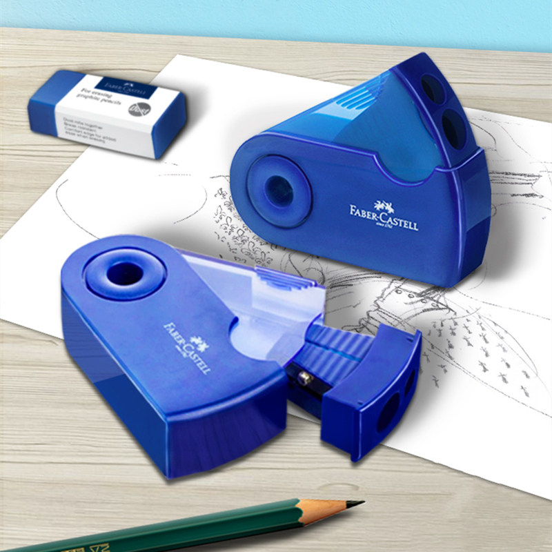 笔刀德国铅笔剥笔绞笔钻笔刨笔机小巧便携手动卷笔器