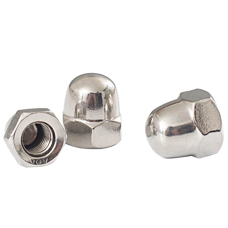 螺母不锈钢盖形螺帽细牙盖型装饰螺丝帽反牙盖帽螺母