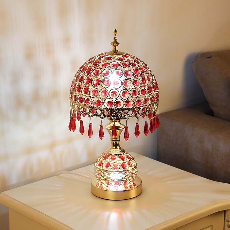 水晶球玻璃台灯家用装饰婚庆客厅卧室书房床头装饰台灯