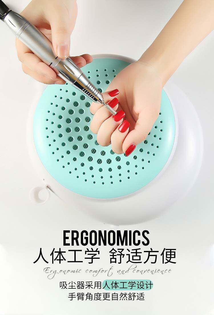 大功率美甲吸尘器除尘器多功能防尘打磨机指甲粉尘机一体美甲工具
