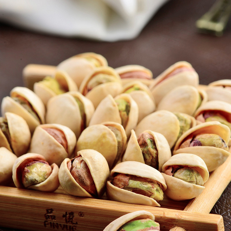 加州原野盐焗开心果950g罐装零食坚果炒货特产开心果