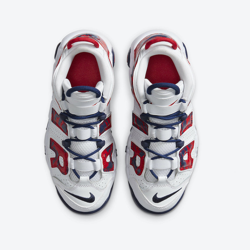 洛城nikeairmoreuptempo皮蓬air白红迷彩cz7885100篮球鞋