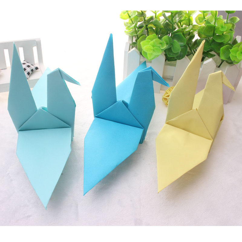 diy创意装饰手工折纸千纸鹤成品 生日聚会装饰品 婚礼布置挂饰品
