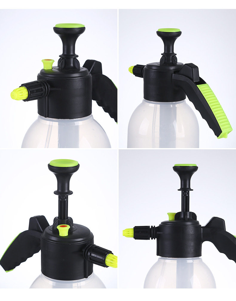 白色透明手动喷雾器家庭园艺洗车气压式喷水壶其它车用清洗工具