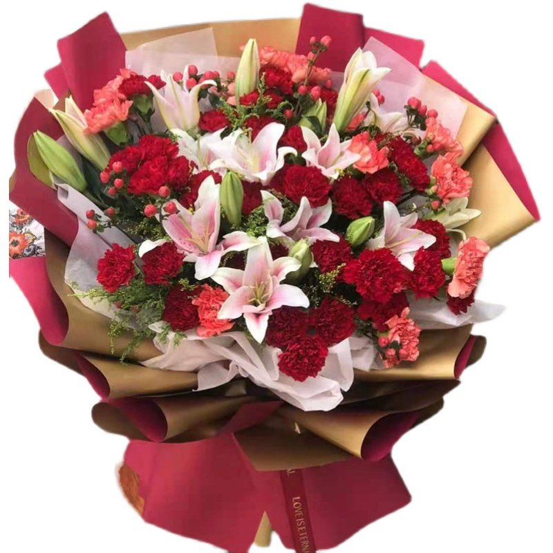 开业大麦花束祝寿送老人长辈送新店北京天津杭州上海同城闪送速递