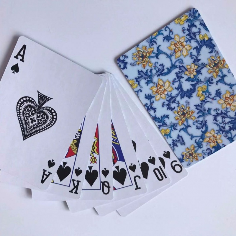 包邮东北王纸扑克全付双9a大坑专用青花瓷纸牌扑克