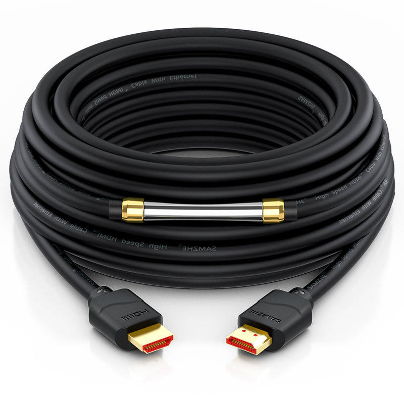 hdmi15-40米加长视频线带信号放大机房设备电脑连接线