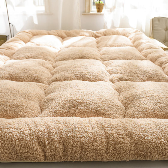 Thickened Warm Lamb Cashmere Mattress Cushion In Autumn And Winter Household 1.5m Bed 1.8x2m Mattress Tatami Mattress Thickened Warm Lamb Cashmere Mattress Cushion In Autumn And Winter Household 1.5m Bed 1.8x2m Mattress Tatami Mattress