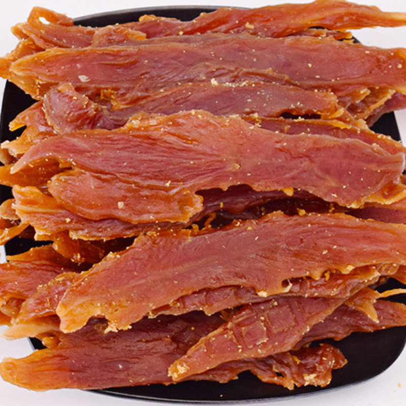 4斤大包装狗狗零食鸭肉干鸭胸肉泰迪金毛成幼犬宠物肉条训练奖励