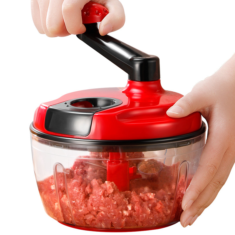 手动绞肉机搅碎机家用手摇小型饺子馅碎菜搅拌器大容量切辣椒神器