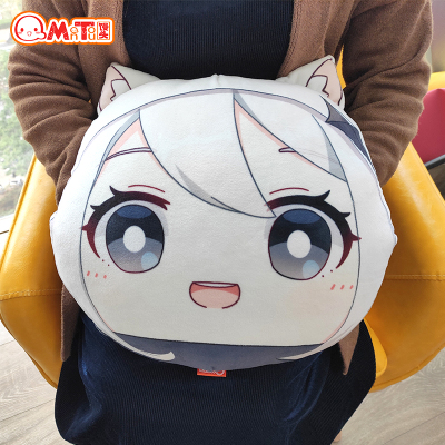 馒头社二次元动漫周边原神派蒙可莉可以插暖手兔兔伯爵抱枕捂手枕
