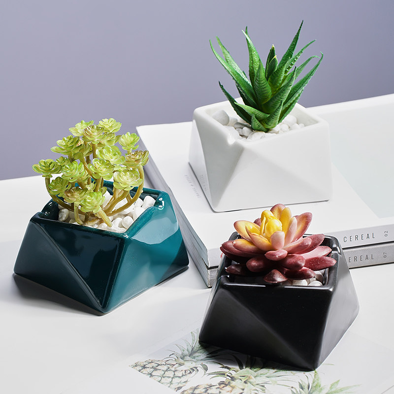 卫生间插花干花花瓶餐厅仿真绿植假花摆件