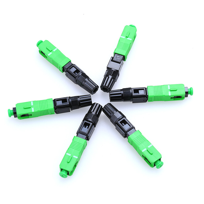 科路士sc apc快速连接器冷接头冷接子对接头预埋式广电用catv冷接