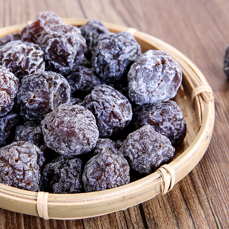 益民雪花梅160g*2罐装蜜饯果脯果肉果干话梅干休闲零食品