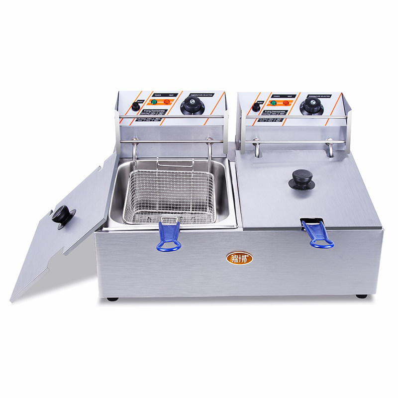 电炸炉油炸锅商用单缸双缸炸串锅炸鸡机器设备炸薯条电炸锅油炸机