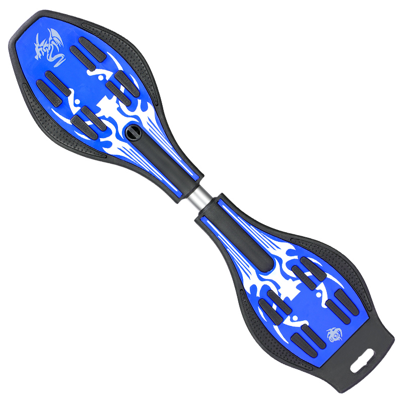 滑板初学者游龙两轮双轮儿童岁以上摇摆活力蛇板滑板