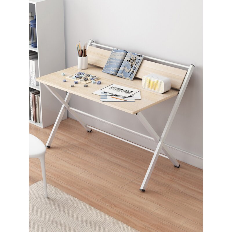 落地靠墙可折叠书桌成人家用学生电脑电脑桌桌子省电脑桌