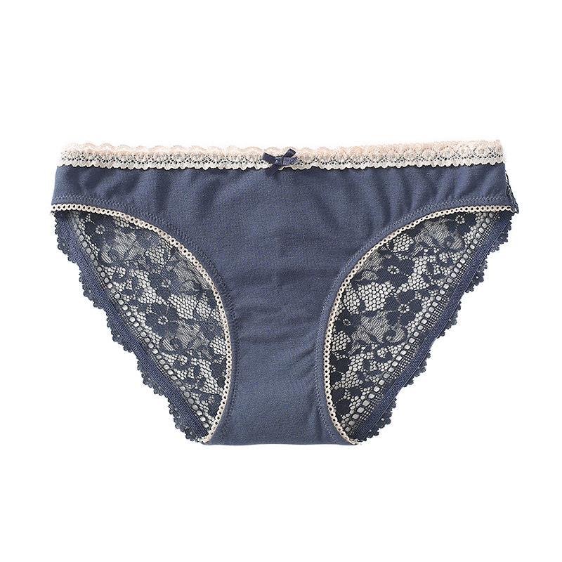 5条6ixty8ight正品纯色丝边包臀棉三角内裤内裤