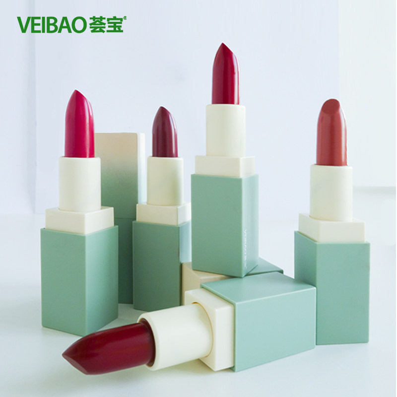veibao荟宝芦荟柔光气色口红持久保湿脱色小众唇膏