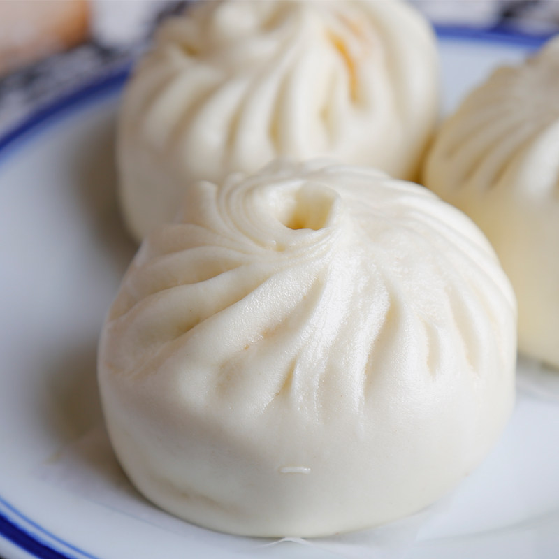 包子集味村乌猪肉包640g潮汕特产广式点心早茶包点