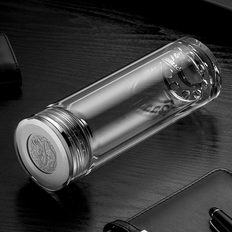 德国索野玻璃水杯泡茶茶杯纯正正品手工真银玻璃杯