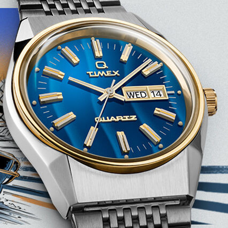 代购timex天美时手表男天鹰之眼时尚复古钢带夜光欧美腕表