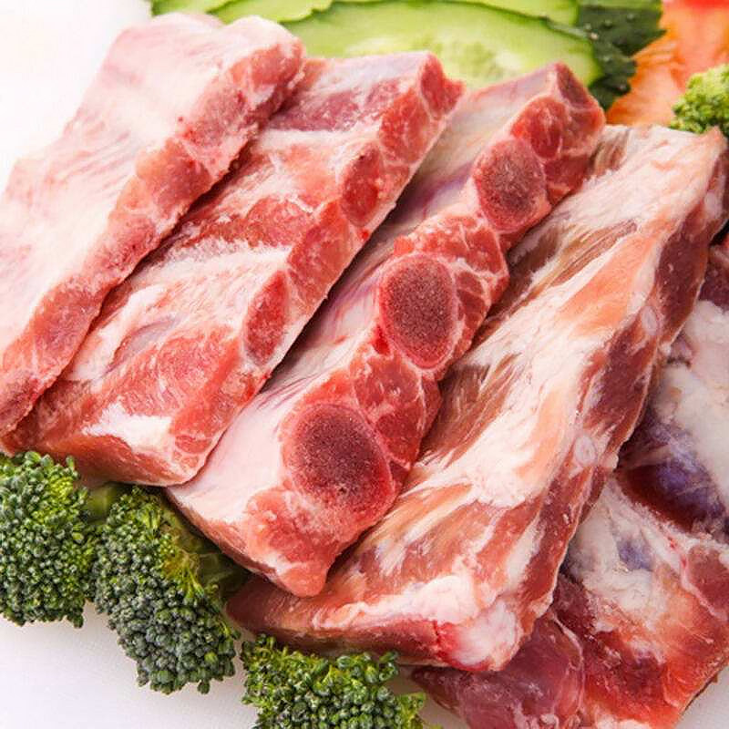 猪肋排新鲜仔排冷冻猪排排骨宽切红烧烧猪20斤其它