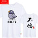 Dove Cuckoo Cuckoo T-shirt short-sleeved male and female students absolutely do not pigeon expression pack game pure cotton half-sleeved shirt clothes Dove Cuckoo Cuckoo T-shirt short-sleeved male and female students absolutely do not pigeon expression pack game pure cotton half-sleeved shirt clothes