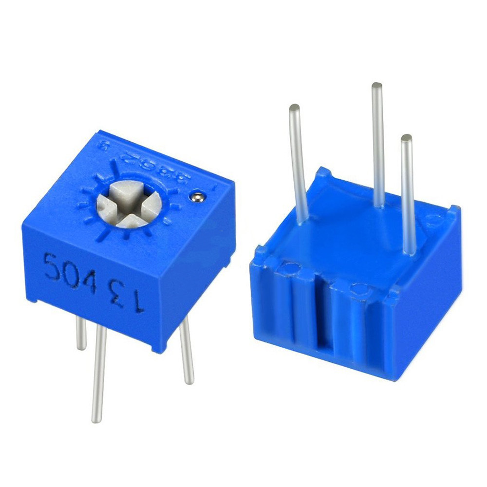 3362p1m电位器50k立式站立电阻可调精密10k电位器