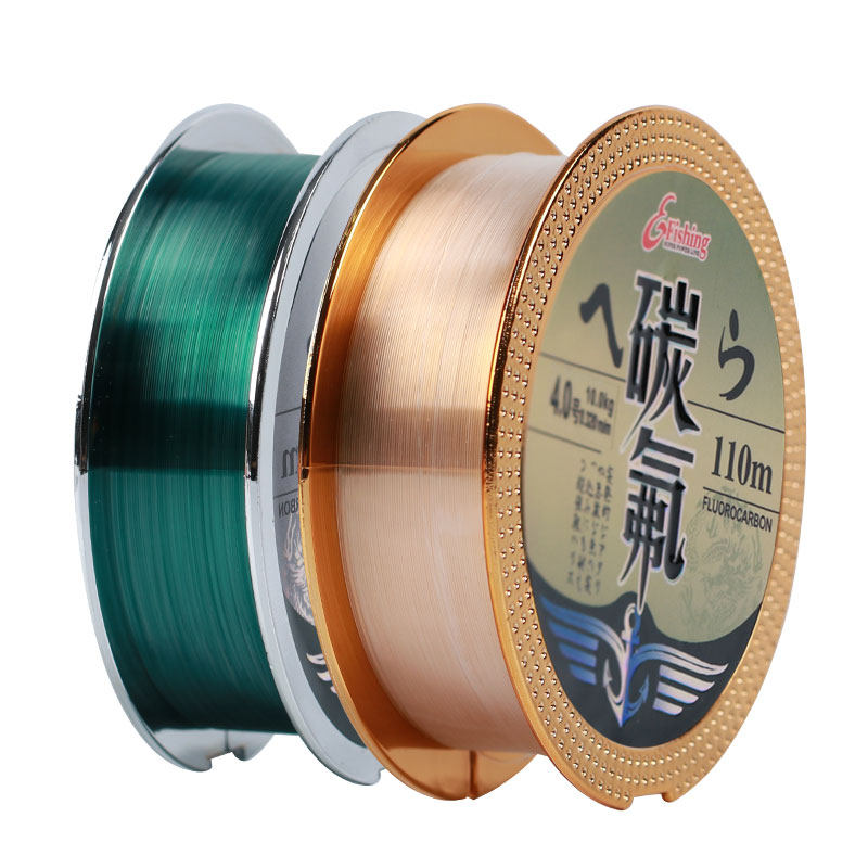 日本进口手竿海钓鱼主线正品结强拉力线碳涂层鱼线