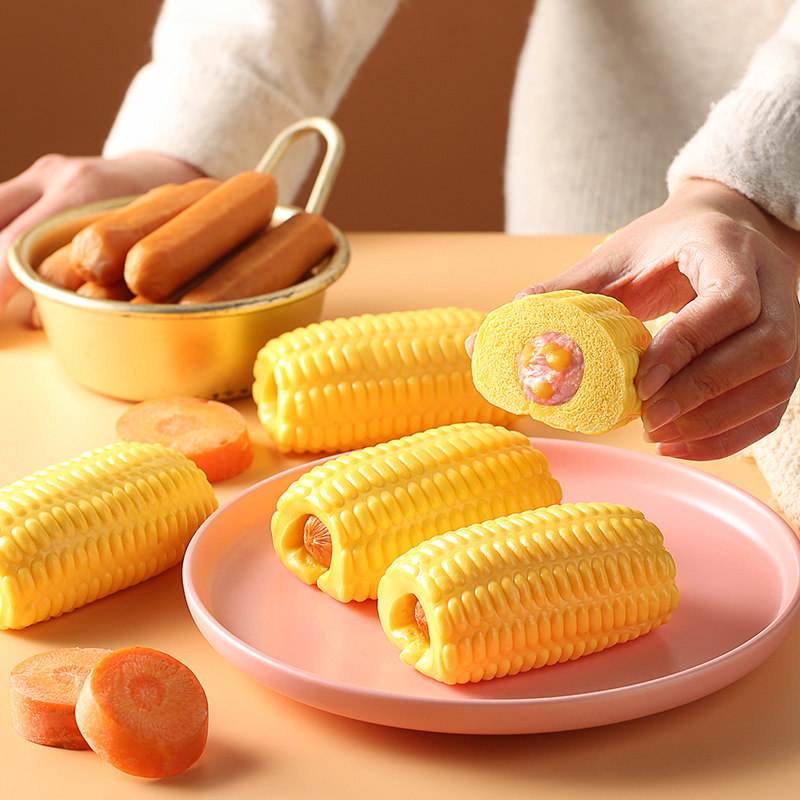 稻香万好玉米卷爆浆芝士肠仔包脆皮肠广早茶包点