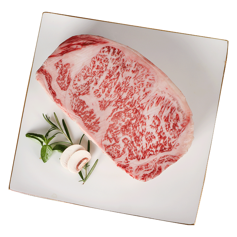 牛排雪花澳洲m12眼肉牛肉原切500g牛排