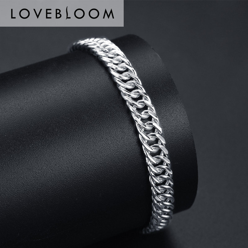 手镯铂金pt950手链正品白金pt999男士马鞭霸气手饰