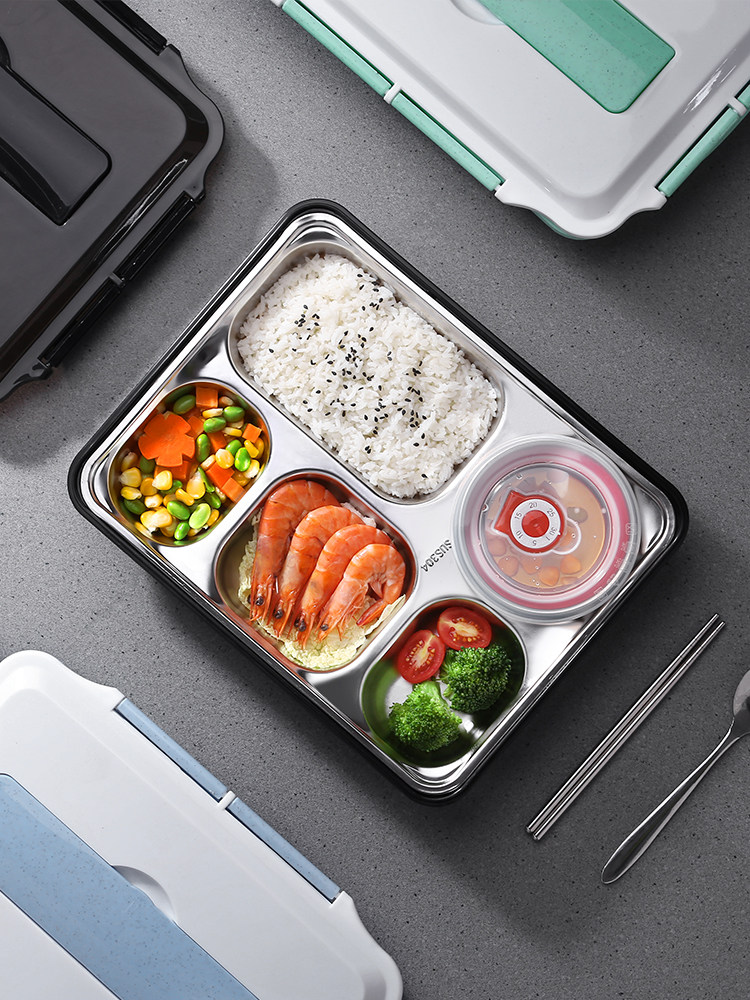 便当盒学生高中生食堂打饭保温网红上班族盒超大容量大号多格餐盒