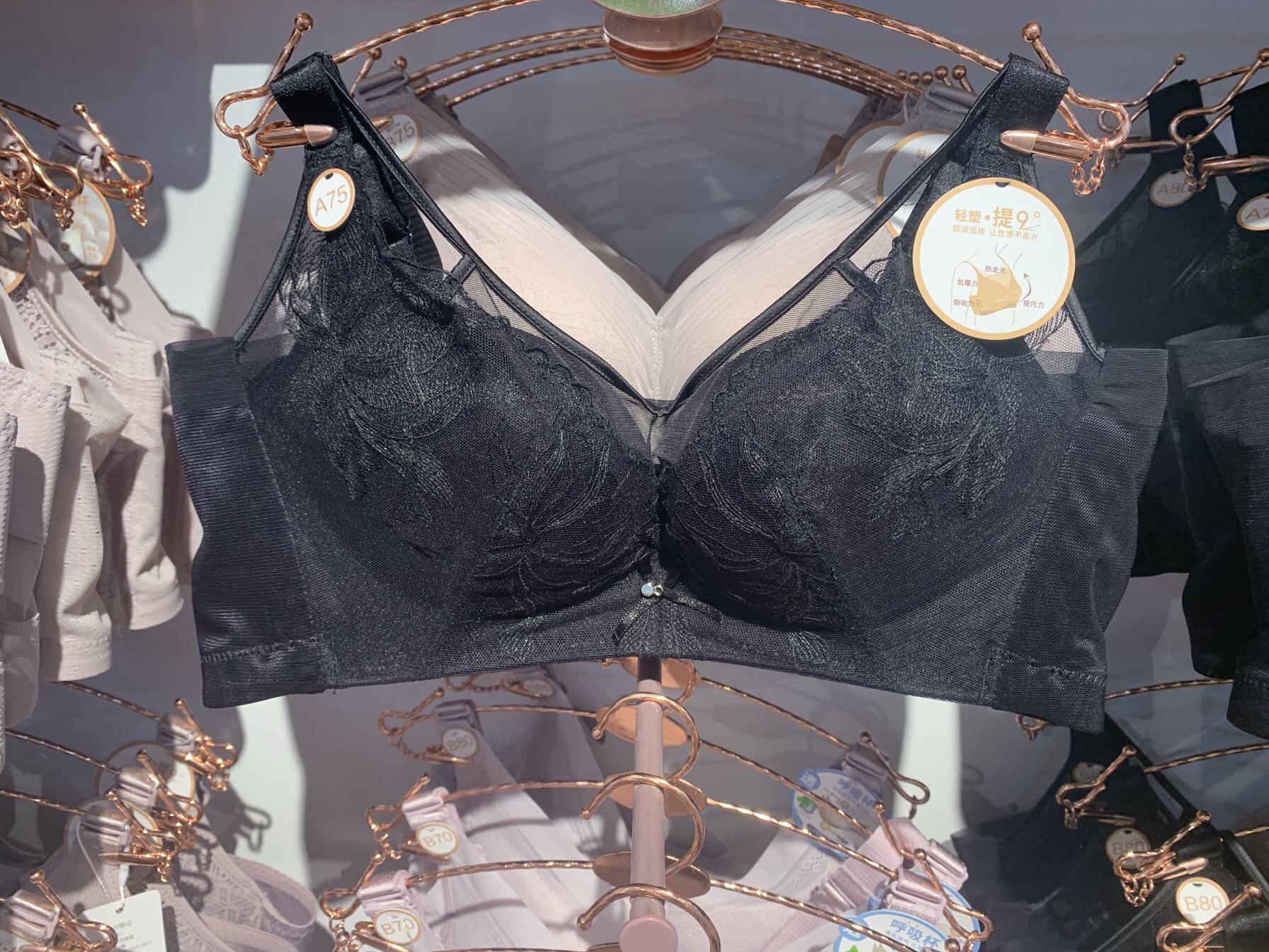 都市丽人文胸lj14b8薄款聚拢收副抹胸上托调整整型文胸