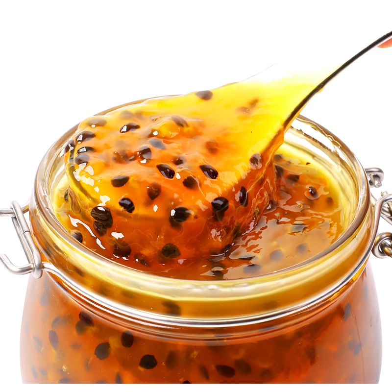 新仙尼百香果果酱奶茶茶店专用冲水含果肉果粒酱果酱