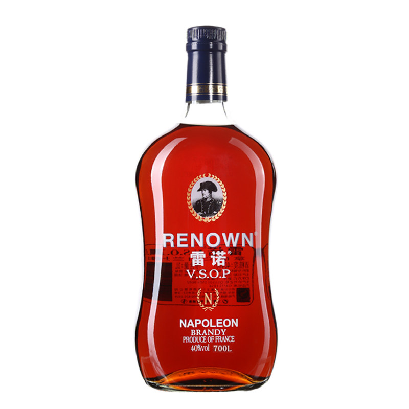 雷诺拿破仑vsop白兰地烈酒礼盒装 700ml 125ml 50ml