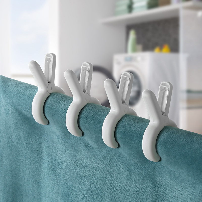 晒被子大夹子大号防风固定器晾衣夹衣架无痕衣服的家用塑料晾晒夹