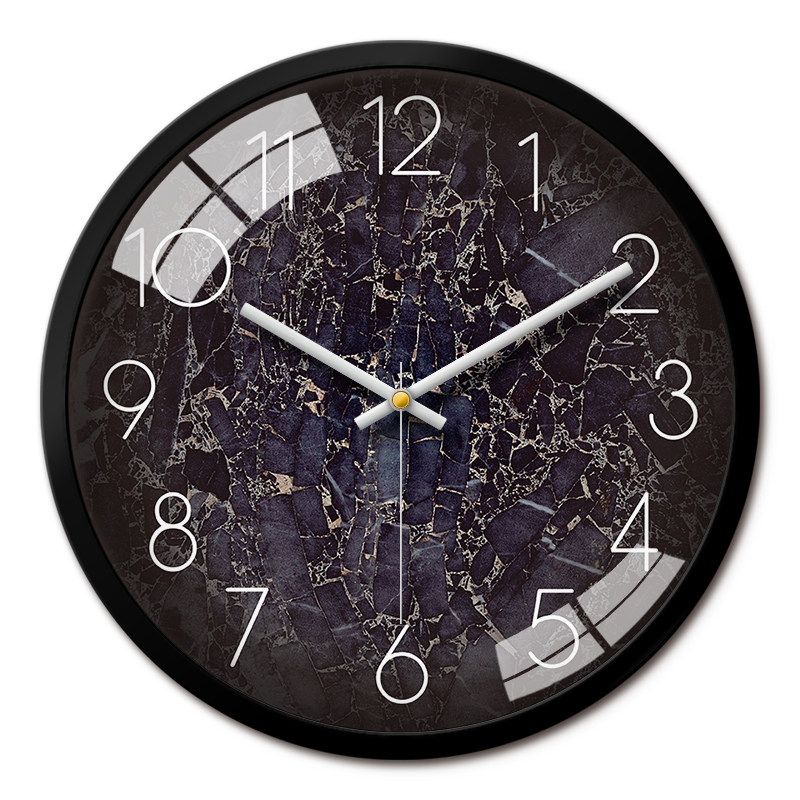 创翼挂钟客厅创意卧室静音现代个性时尚简约圆形时钟石英钟表挂表