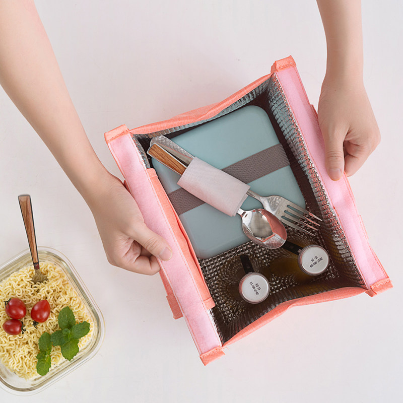 保温午餐加厚铝箔包铝箔便当学生装饭盒小学生餐包饭盒袋