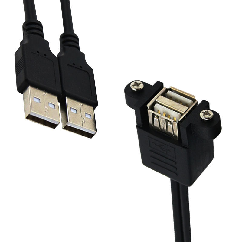 域能 双层接口连体usb2.