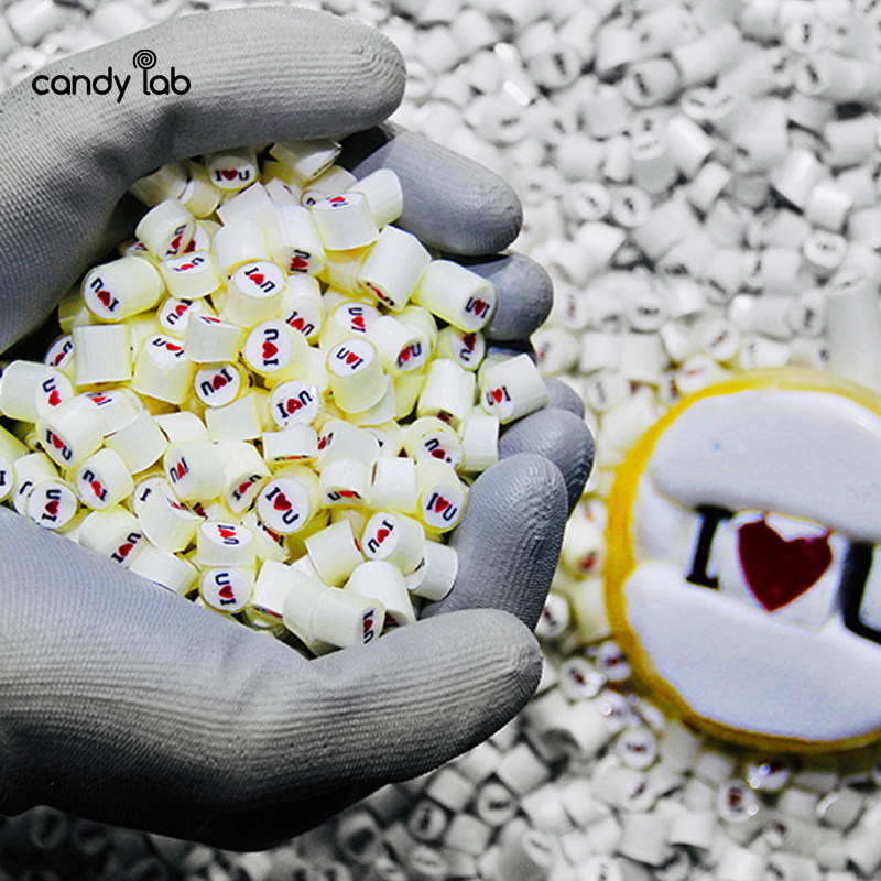 candylab手工创意爱心心水果味切片糖果硬糖罐装传统糖果