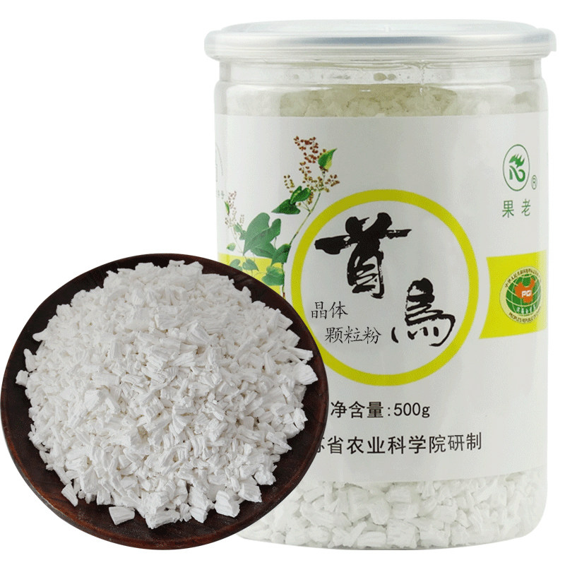 果老 首乌晶粉晶体颗粒粉滨海特产白何首乌冲泡即食营养何首乌粉