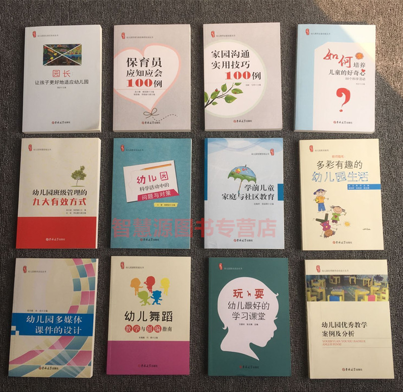 书籍幼儿园幼教12册教师用书学前教育理论园长孩子教育